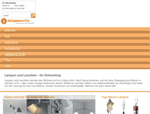 Tablet Screenshot of lampen-seite.de